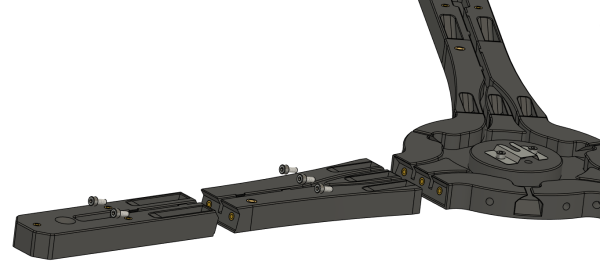 Detailansicht des Zusammenbaus