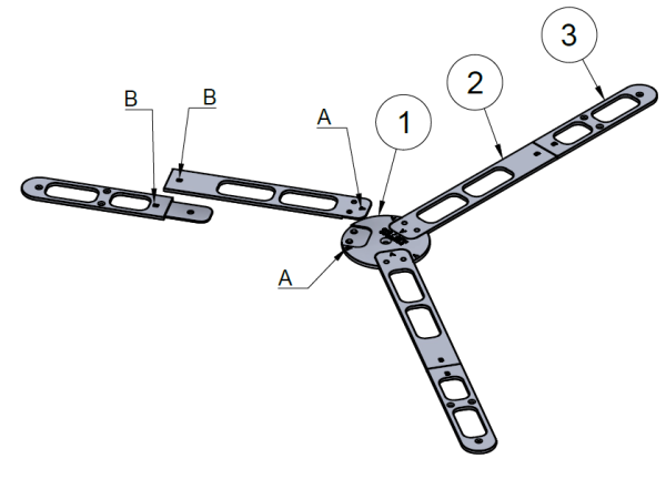 Kamera-Arme für Winmau Plasma